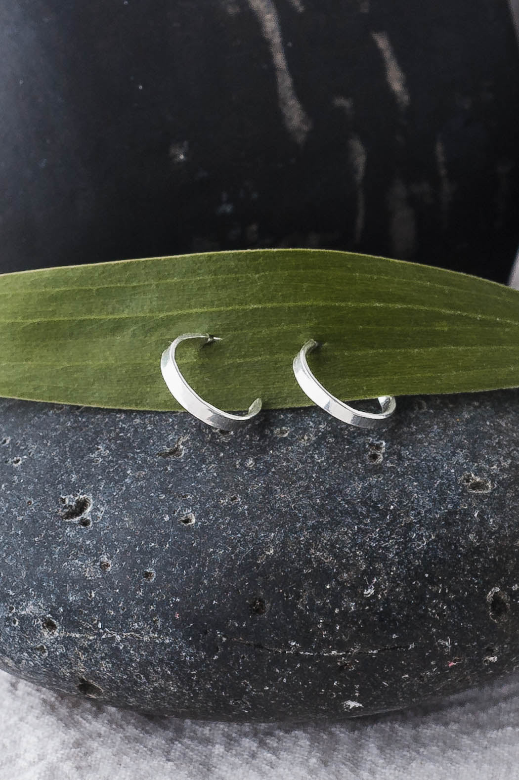 Eve | Hoop Stud Earrings | LoveGem Studio image 4