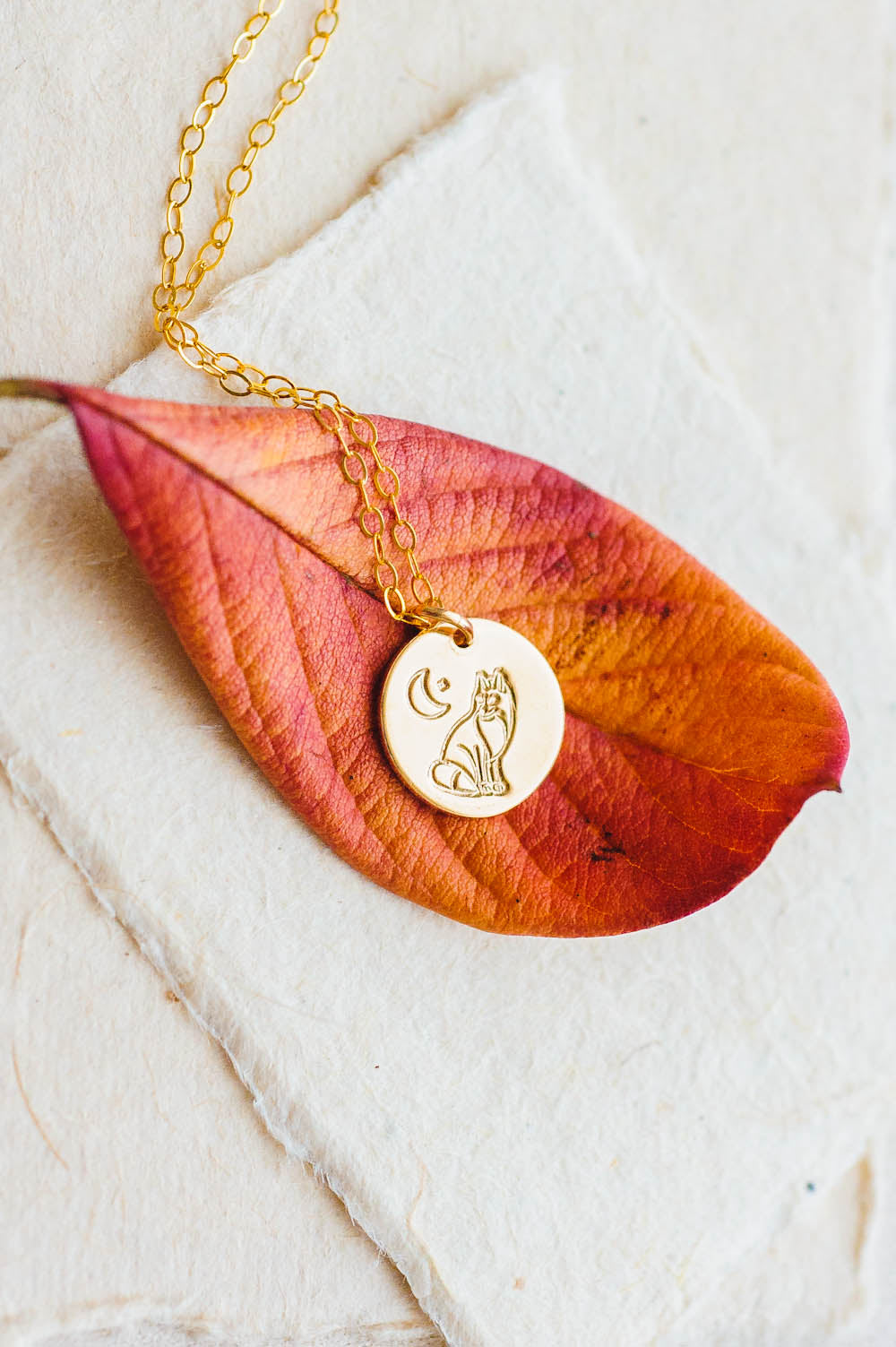 Fox Charm Necklace | 14k Gold Filled | LoveGem Studio image 2