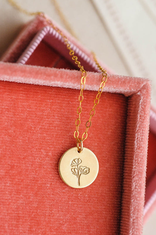 Ginkgo Leaf Charm Necklace | 14k Gold Filled | LoveGem Studio image 1