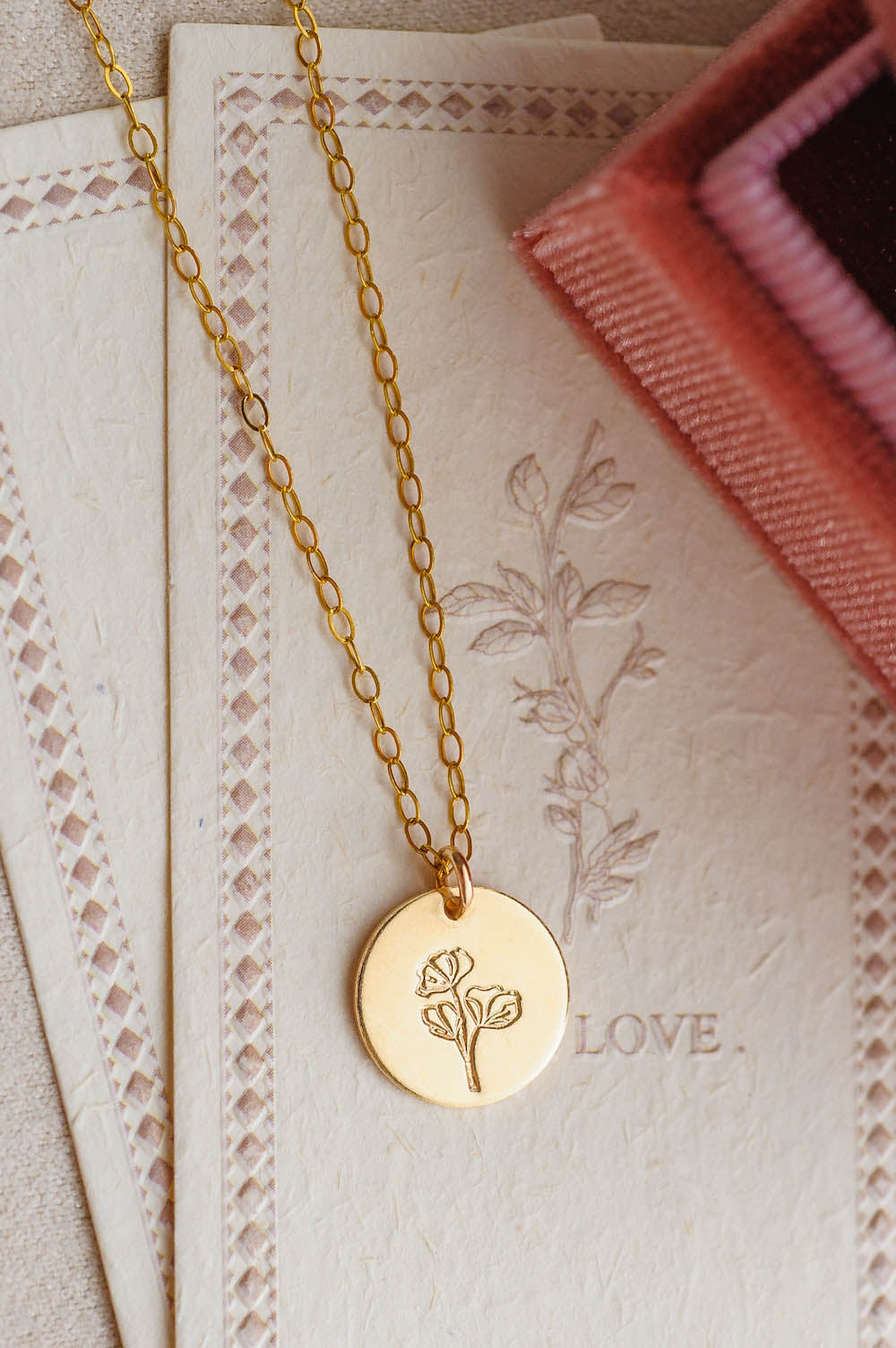 Ginkgo Leaf Charm Necklace | 14k Gold Filled | LoveGem Studio image 2