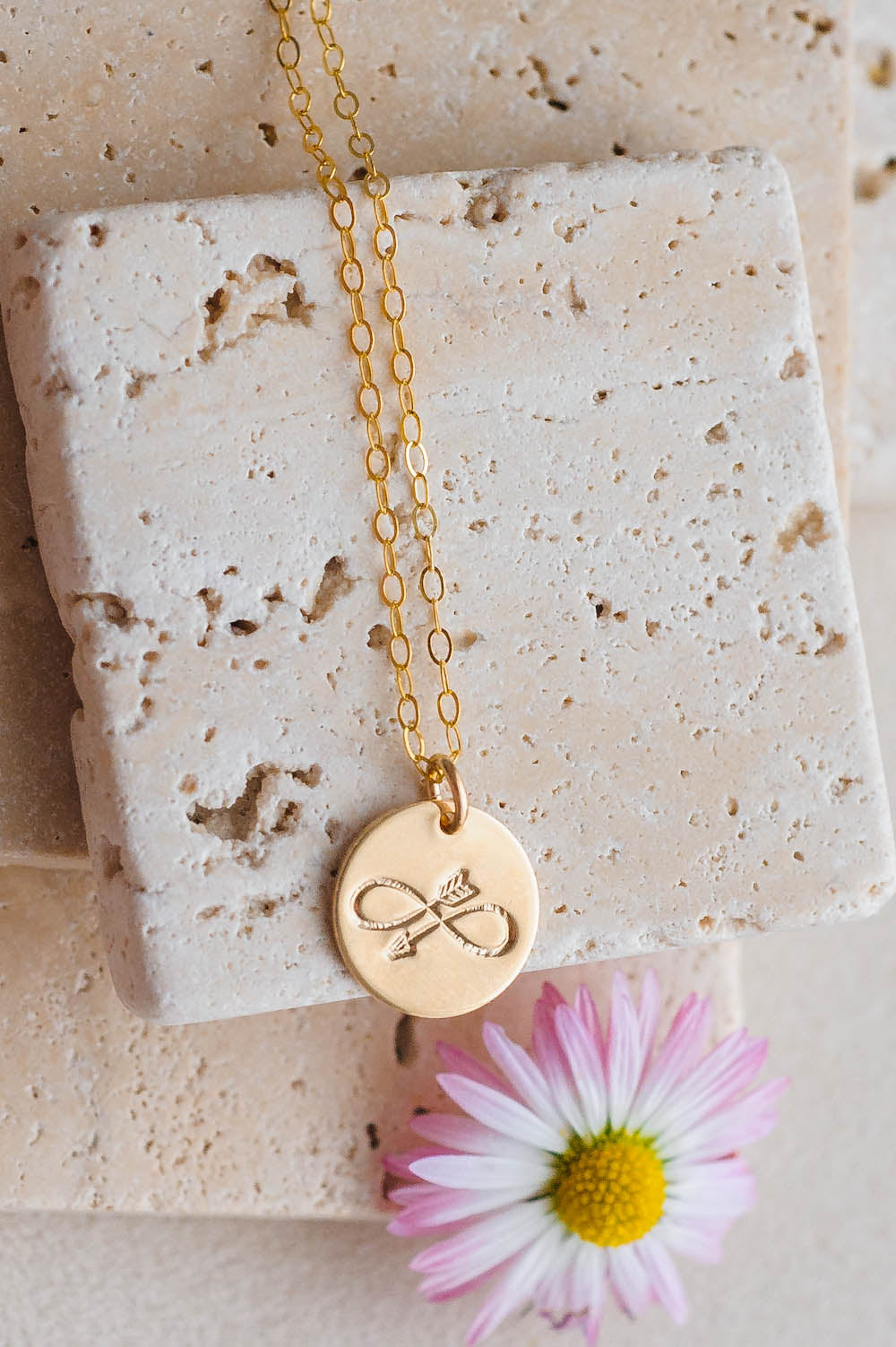 Infinity Charm Necklace | 14k Gold Filled | LoveGem Studio image 3