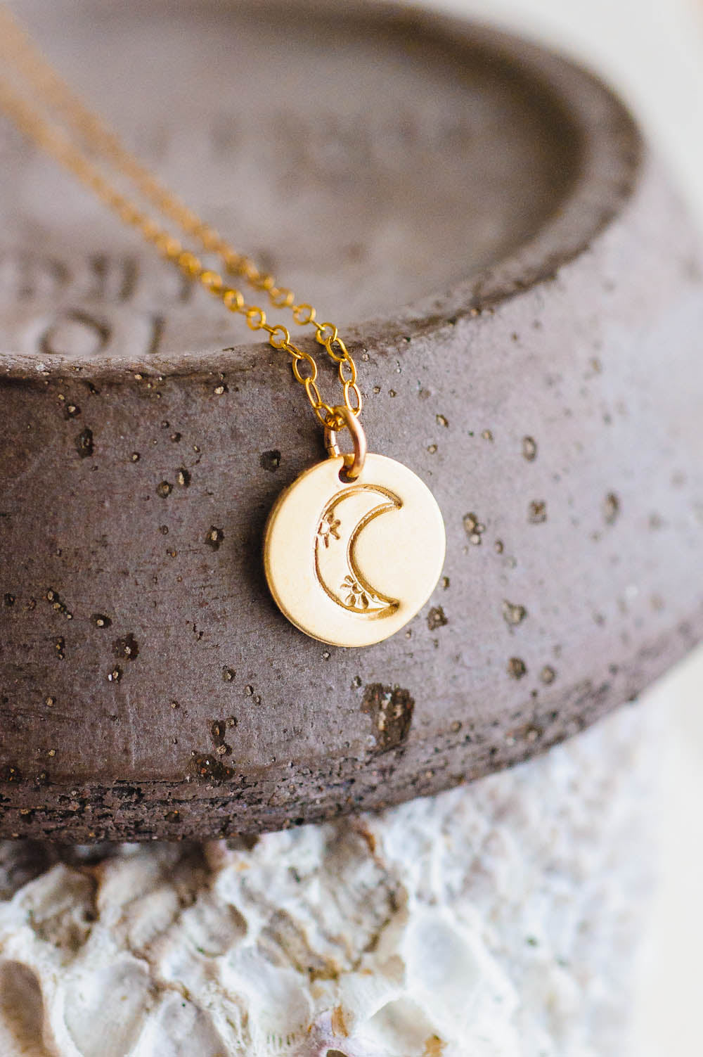 Moon Phase Charm Necklace | 14k Gold Filled | LoveGem Studio image 10