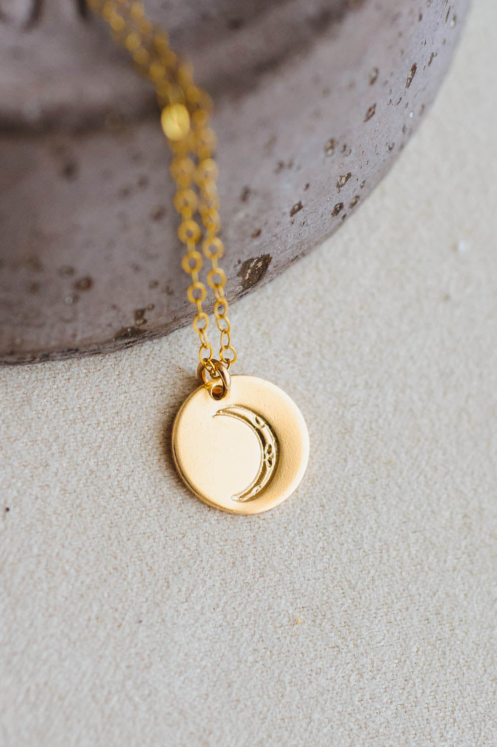 Moon Phase Charm Necklace | 14k Gold Filled | LoveGem Studio image 8