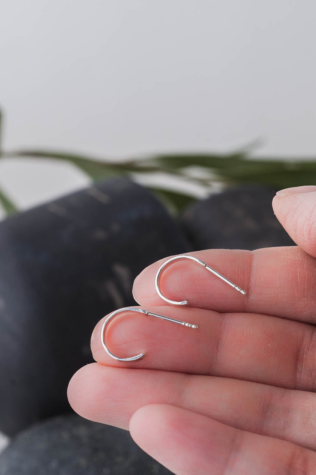 Eve | Hoop Stud Earrings | LoveGem Studio image 3