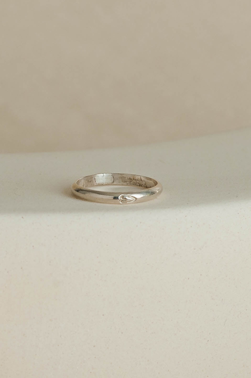 Grace | Heart Sterling Silver Promise Ring | LoveGem Studio image