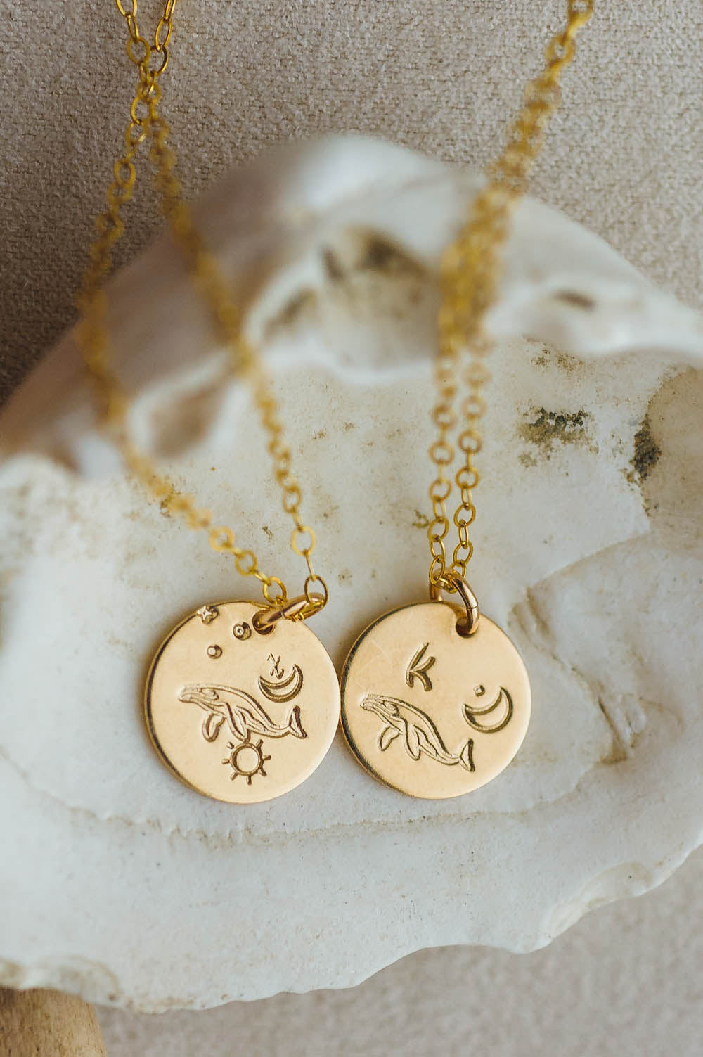 Whale Charm Necklace | 14k Gold Filled | LoveGem Studio image 0