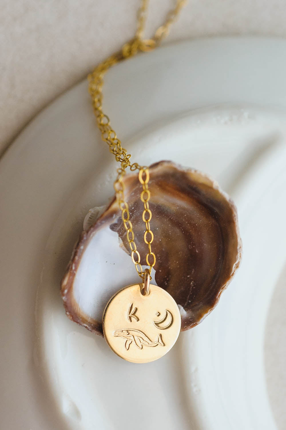 Whale Charm Necklace | 14k Gold Filled | LoveGem Studio image 2