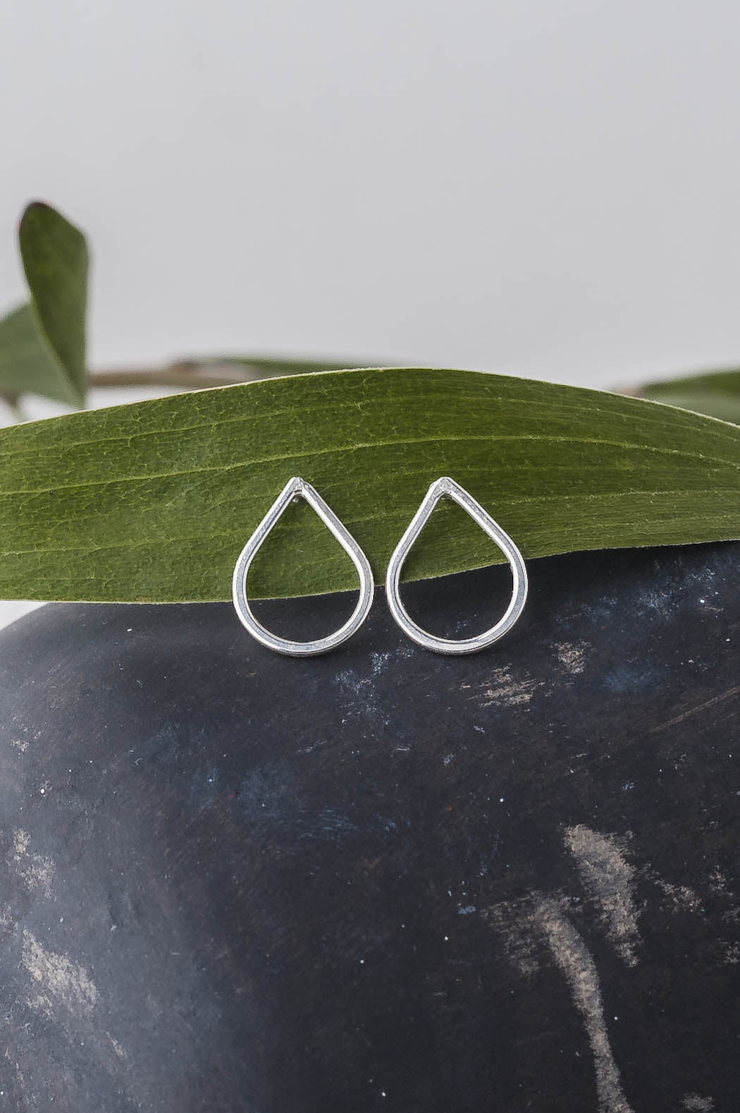 Nia | Teardrop Stud Earrings | LoveGem Studio image 2