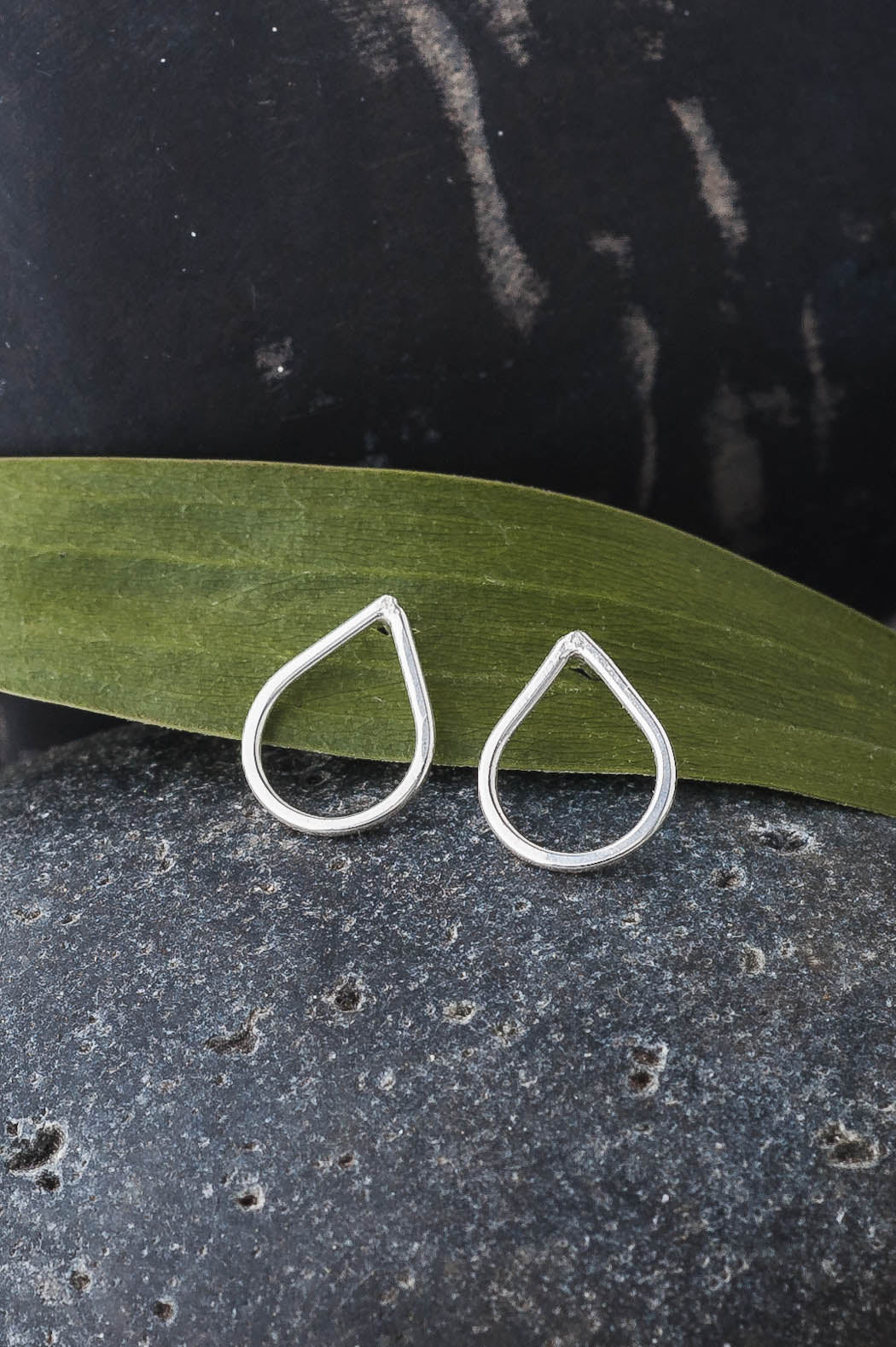 Nia | Teardrop Stud Earrings | LoveGem Studio image 1