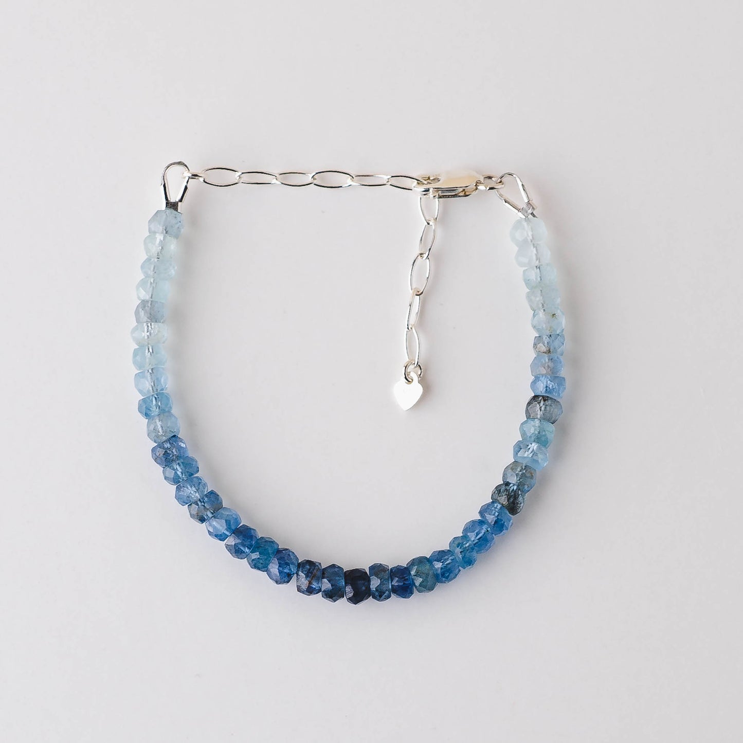 Ombré Aquamarine Bracelet – Blue Ocean-Inspired Jewelry by LoveGem Studio