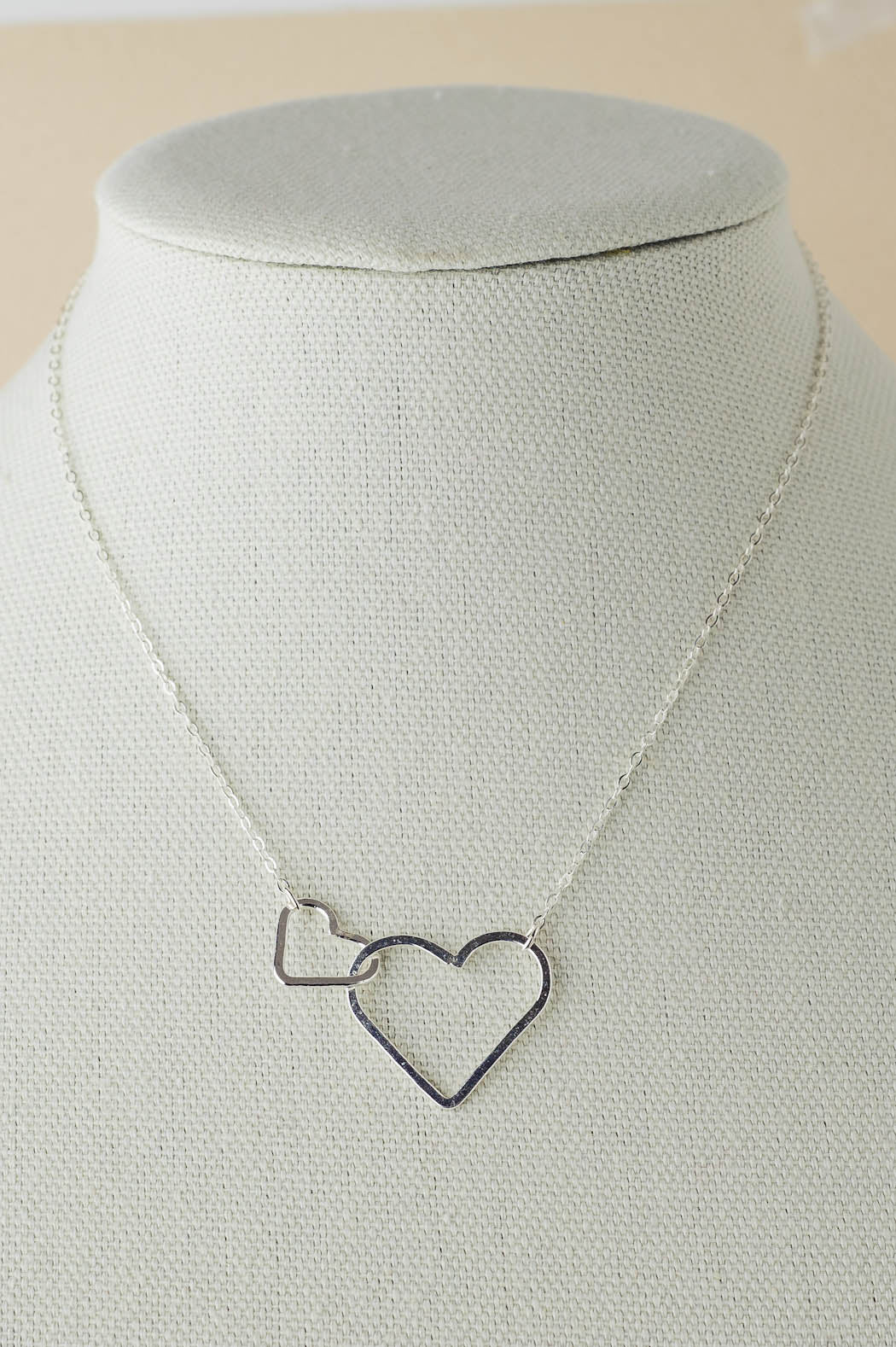 Infinity Hearts Sterling Silver Necklace – Intertwined Love Pendant by LoveGem Studio