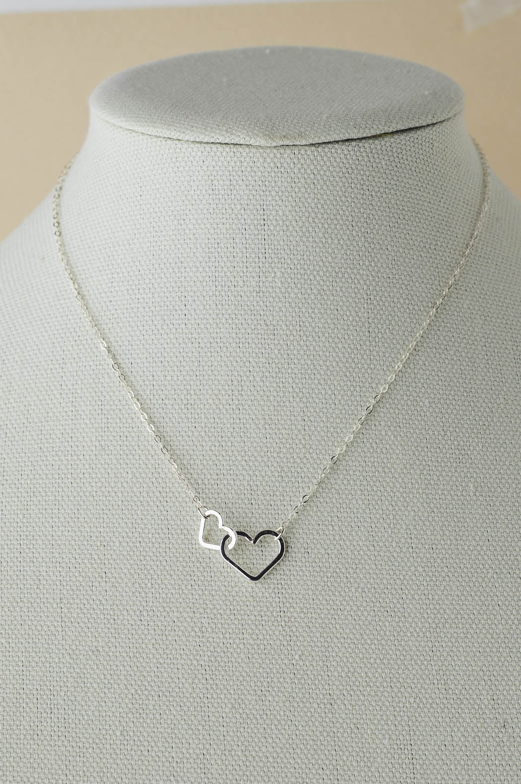 Infinity Hearts Sterling Silver Necklace – Intertwined Love Pendant by LoveGem Studio