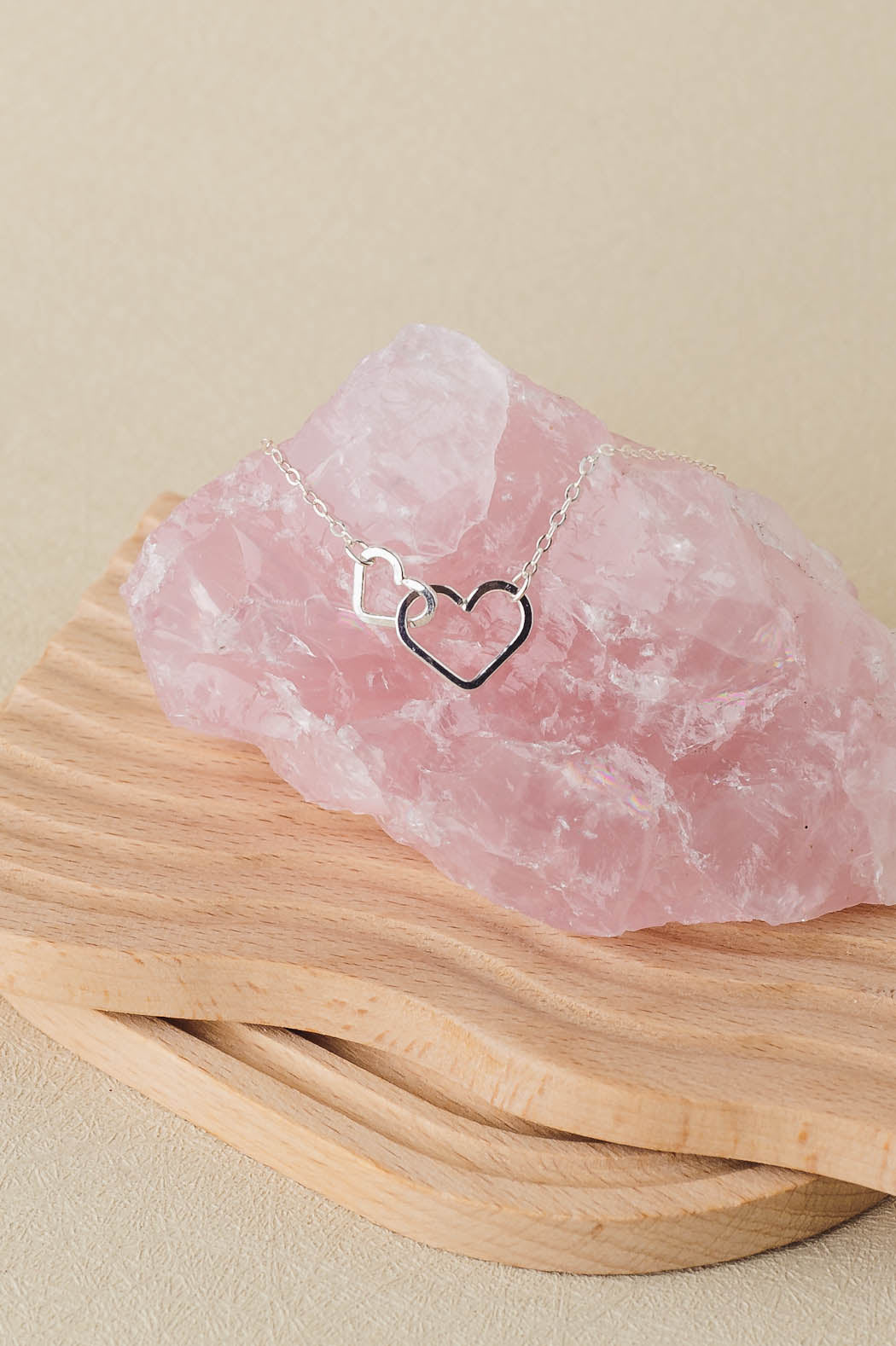 Infinity Hearts Sterling Silver Necklace – Intertwined Love Pendant by LoveGem Studio