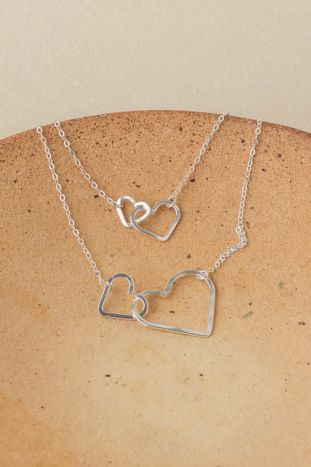 Infinity Hearts Sterling Silver Necklace – Intertwined Love Pendant by LoveGem Studio