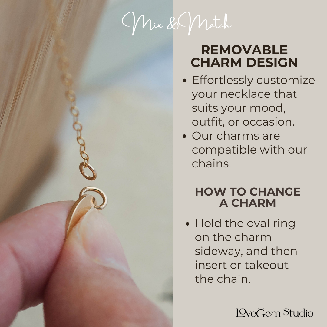 Celestial Cat Charm Necklace | 14k Gold Filled | LoveGem Studio image 4