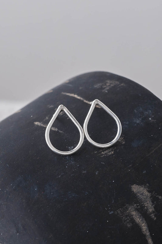 Nia | Teardrop Stud Earrings | LoveGem Studio image 0