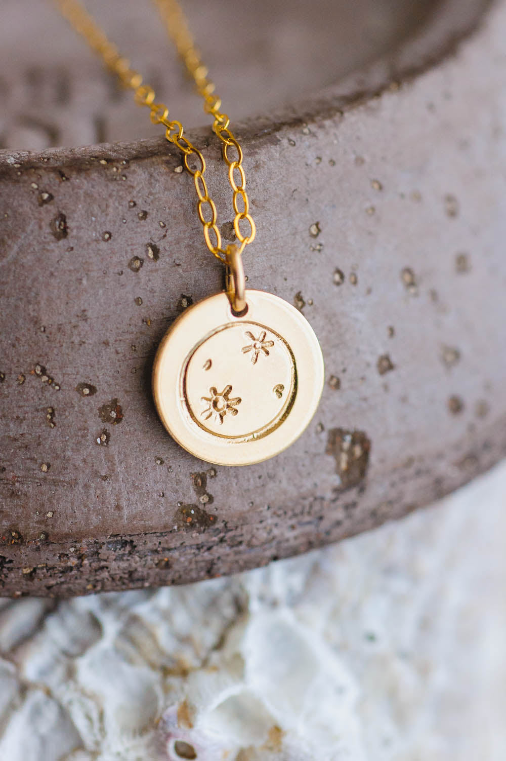 Moon Phase Charm Necklace | 14k Gold Filled | LoveGem Studio image 6