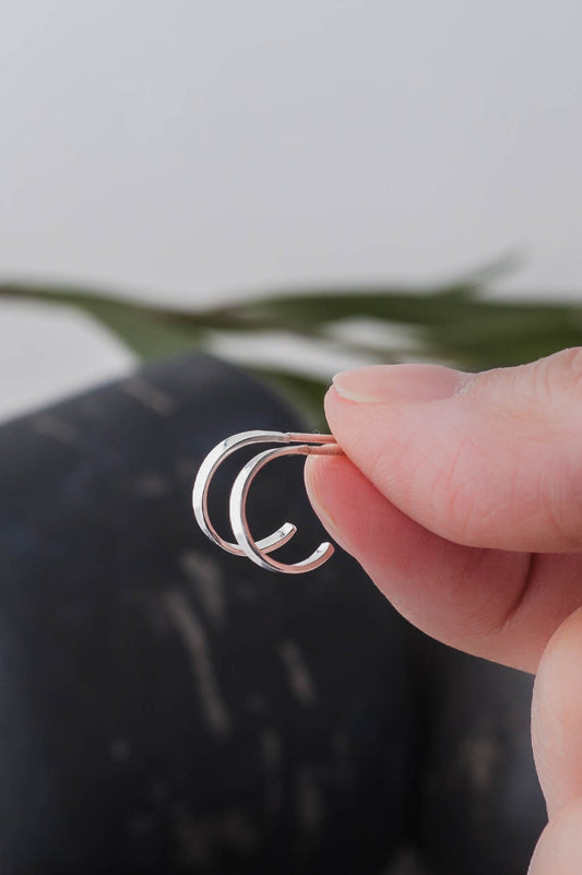 Eve | Hoop Stud Earrings | LoveGem Studio image 1