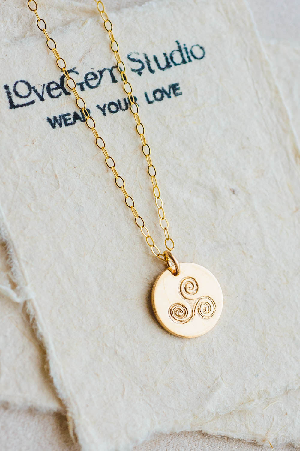 Spiritual Charm Necklace | 14k Gold Filled | LoveGem Studio image 6