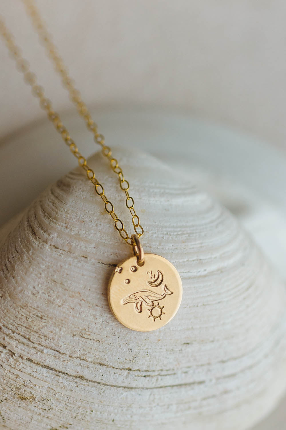 Whale Charm Necklace | 14k Gold Filled | LoveGem Studio image 4