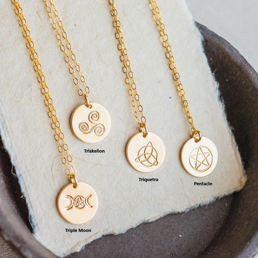 Spiritual Charm Necklace | 14k Gold Filled | LoveGem Studio image 1