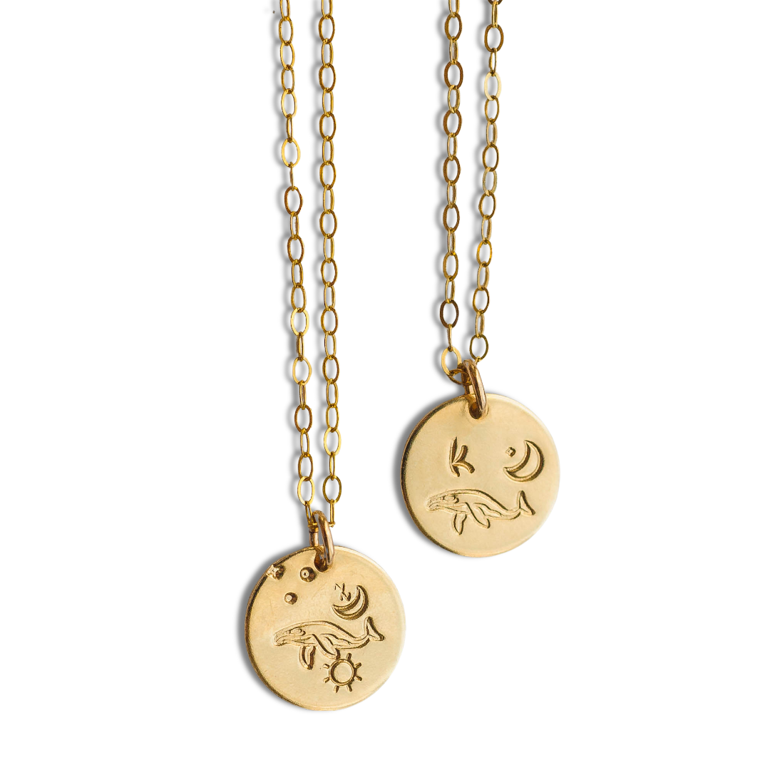 Whale Charm Necklace | 14k Gold Filled | LoveGem Studio image 9