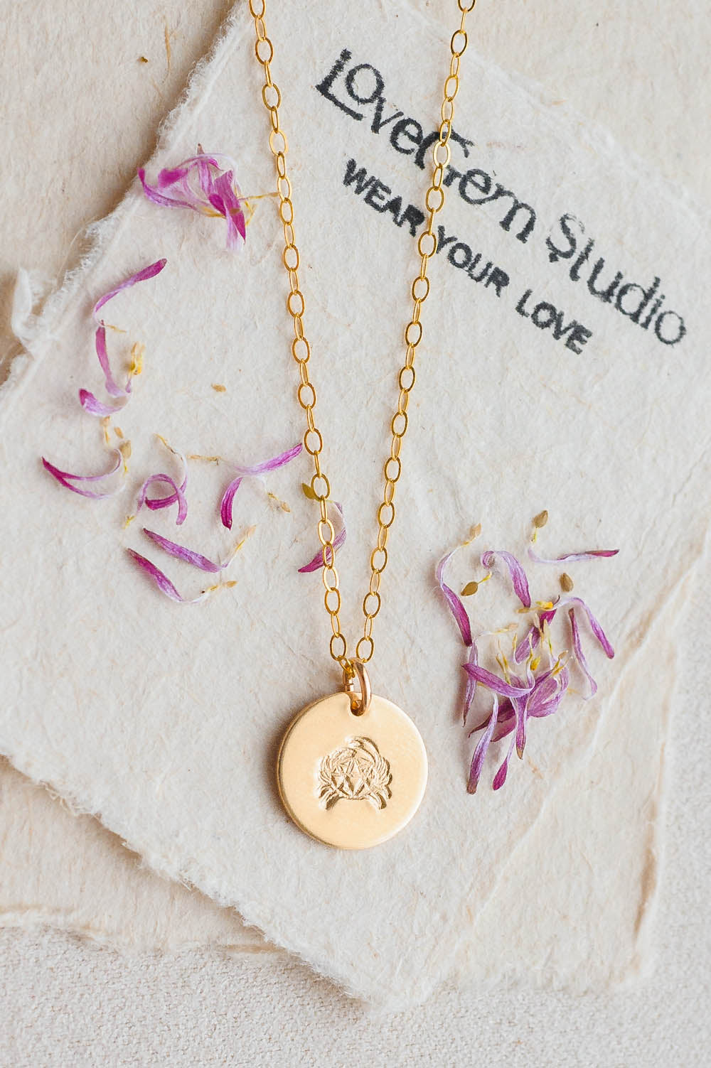 Zodiac Charm Necklace | 14k Gold Filled | LoveGem Studio image 3