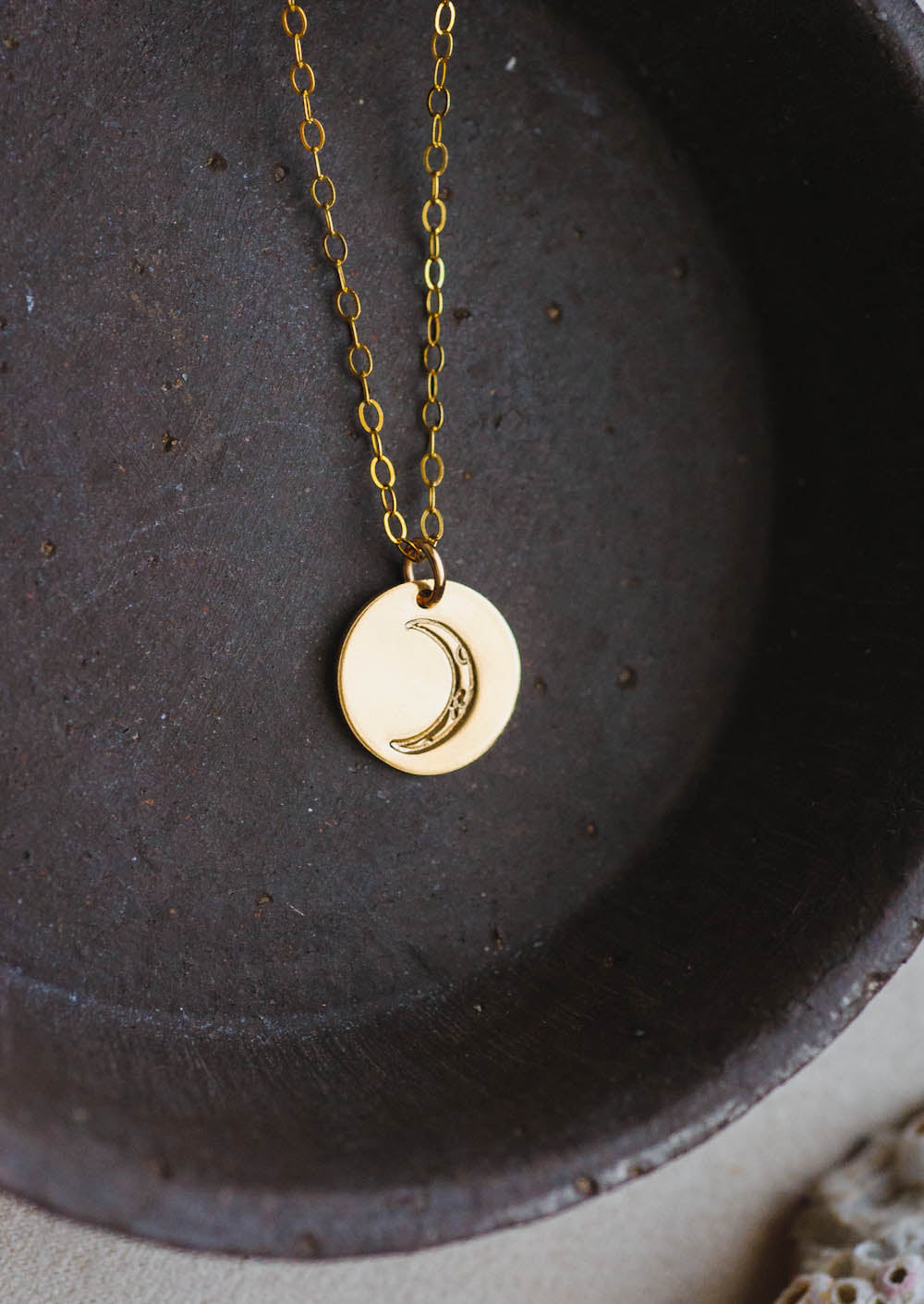 Moon Phase Charm Necklace | 14k Gold Filled | LoveGem Studio image 7