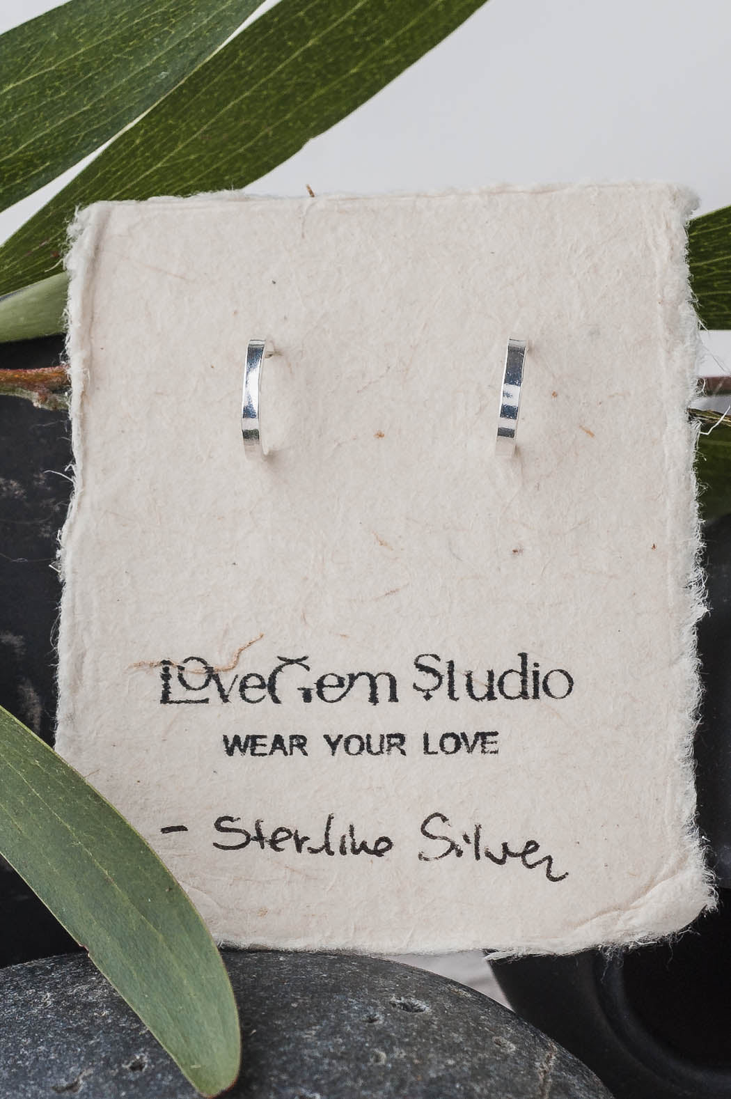 Eve | Hoop Stud Earrings | LoveGem Studio image 5