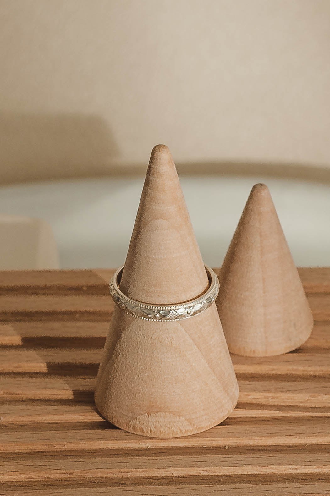 Sophie | Pattern Sterling Silver Ring Band | LoveGem Studio image 5