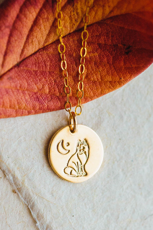 Fox Charm Necklace | 14k Gold Filled | LoveGem Studio image 0