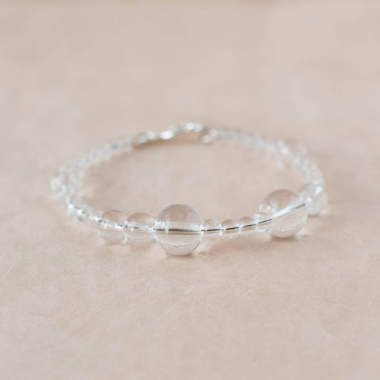 The Harmonious Rhythm Bracelet – Assorted Quartz Beads & Fused Argentium