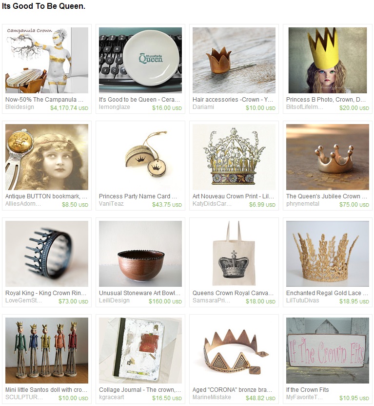 KING AND QUEEN CROWN RINGS & THE ROYAL CROWN FASHION STYLES - Oxidized Silver Ring - LoveGem Studio-etsy treasury
