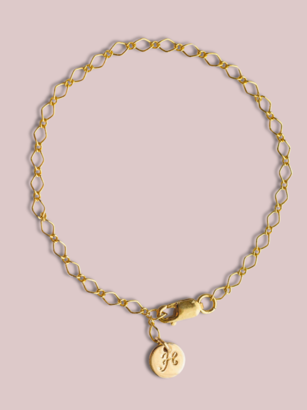 Initial Charm Bracelet | 14k Gold Filled | LoveGem Studio