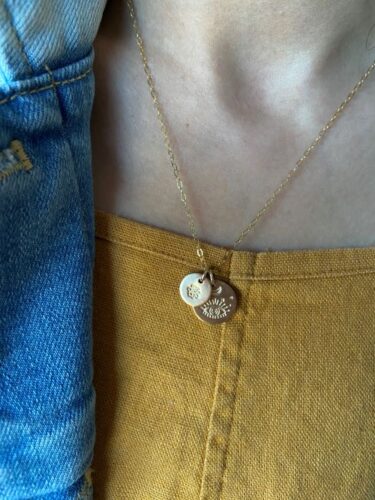 Birth Flower Charm Necklace | 14k Gold Filled | LoveGem Studio photo review