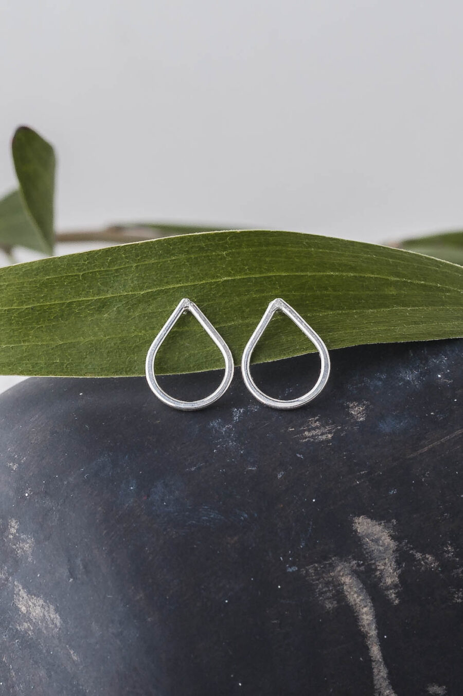 Nia | Teardrop Stud Earrings | LoveGem Studio - Image 3