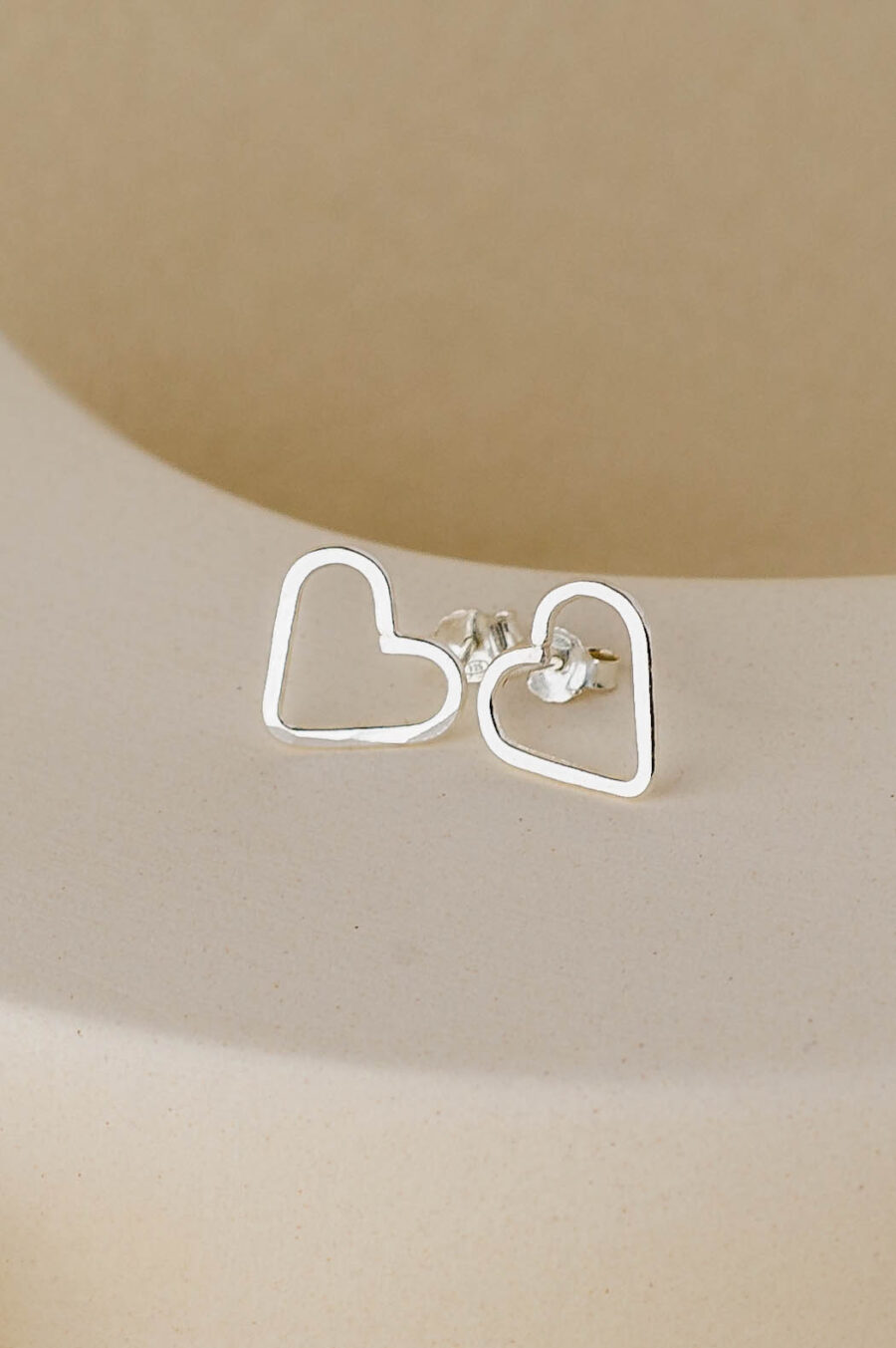 Amara | Heart Stud Earrings | LoveGem Studio - Image 9