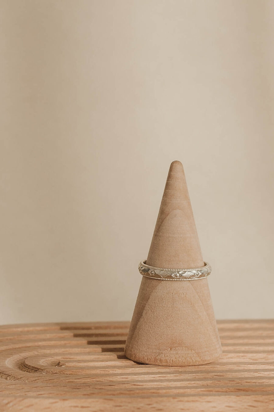 Sophie | Pattern Sterling Silver Ring Band | LoveGem Studio - Image 2