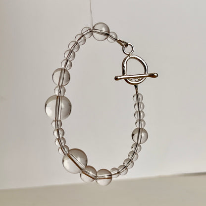 The Harmonious Rhythm Bracelet – Assorted Quartz Beads & Fused Argentium