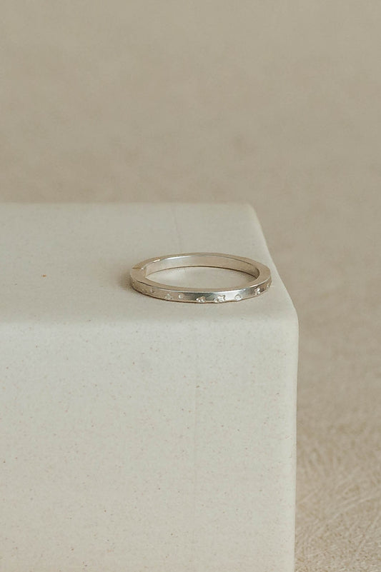 Nova | Shooting-Star Sterling Silver Ring Band | LoveGem Studio image 0
