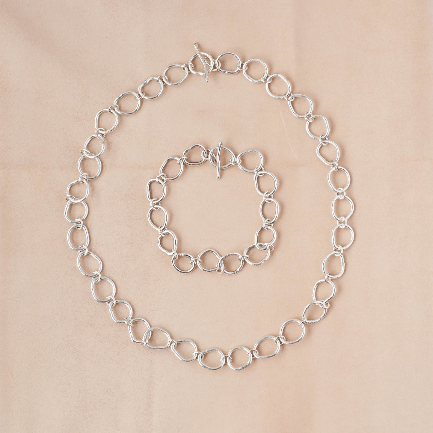 The Kinetic Pulse Statement Necklace – Heavy-Gauge Fused Argentium Silver