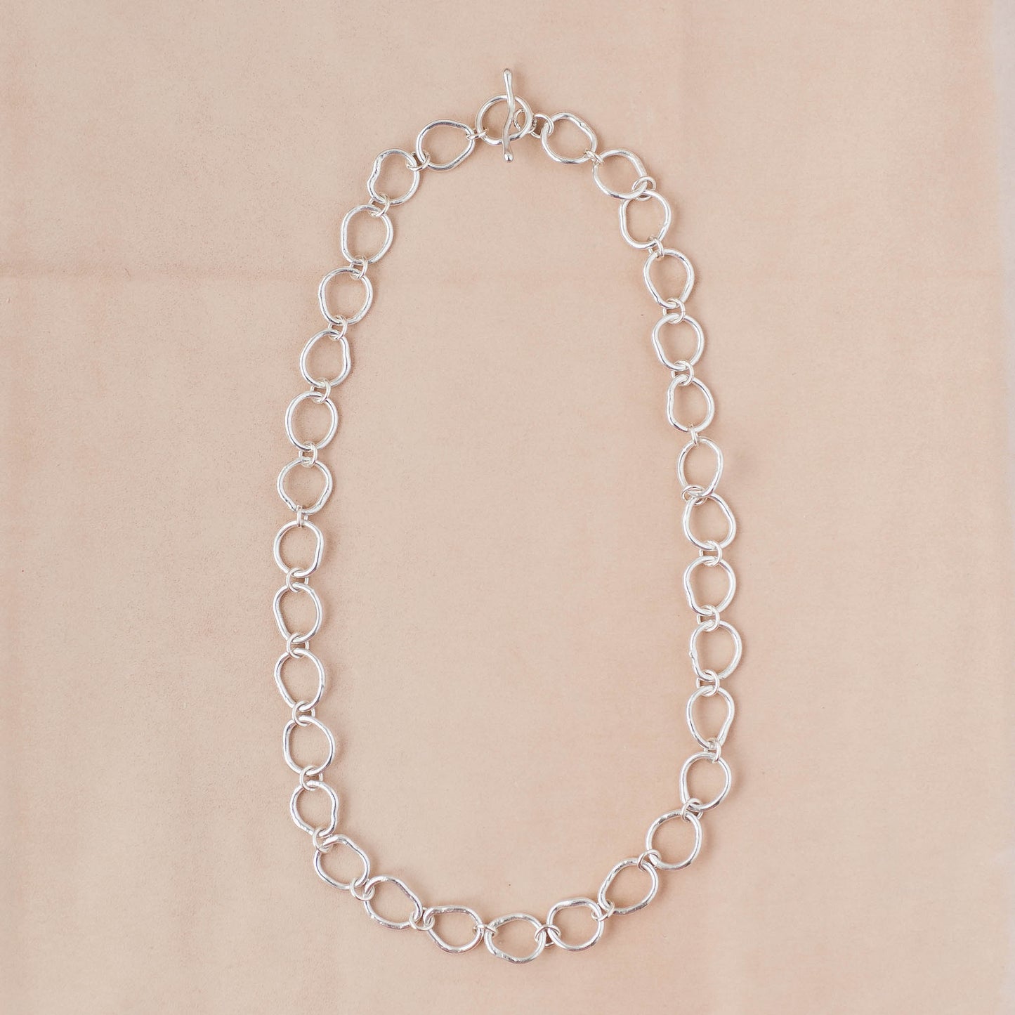 The Kinetic Pulse Statement Necklace – Heavy-Gauge Fused Argentium Silver