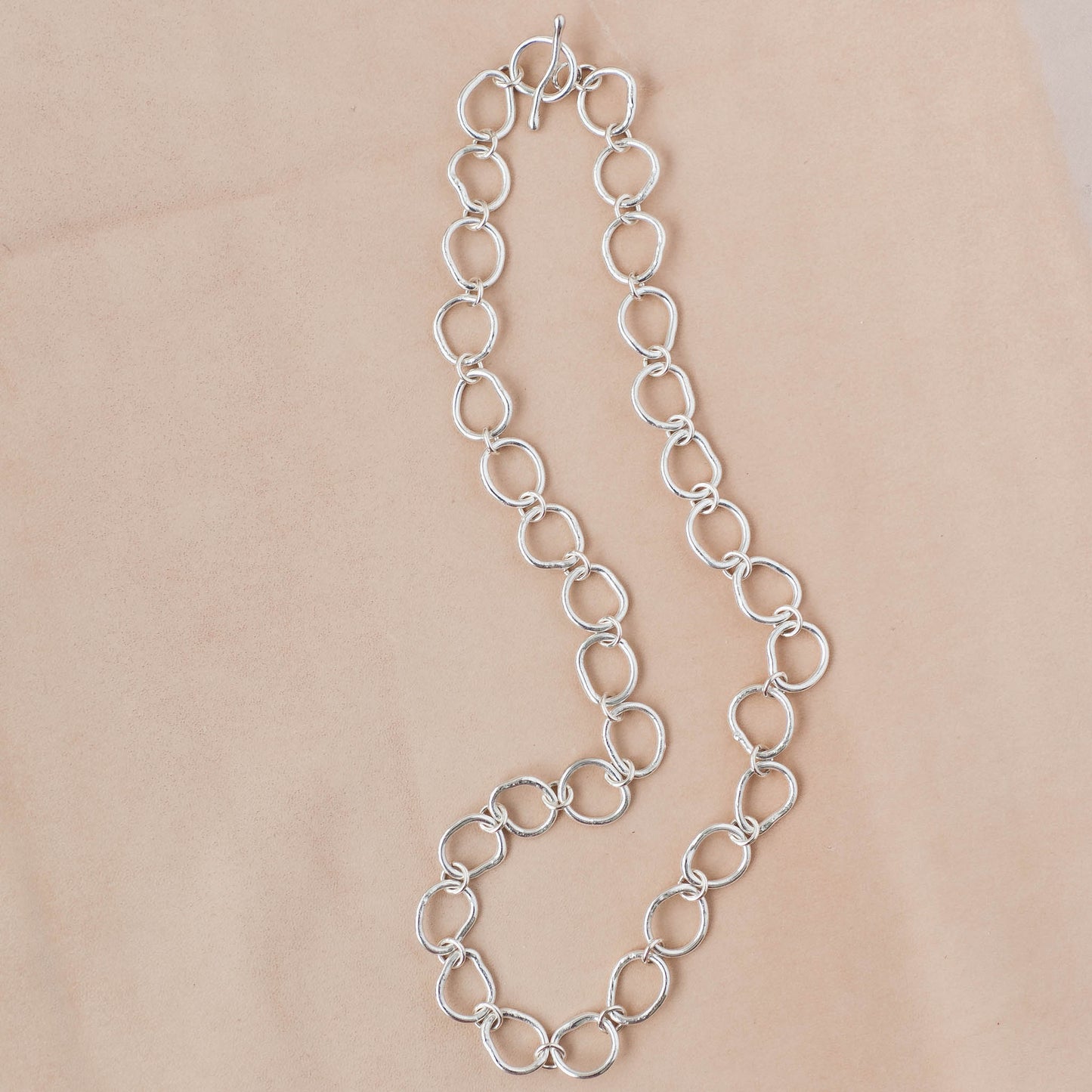 The Kinetic Pulse Statement Necklace – Heavy-Gauge Fused Argentium Silver