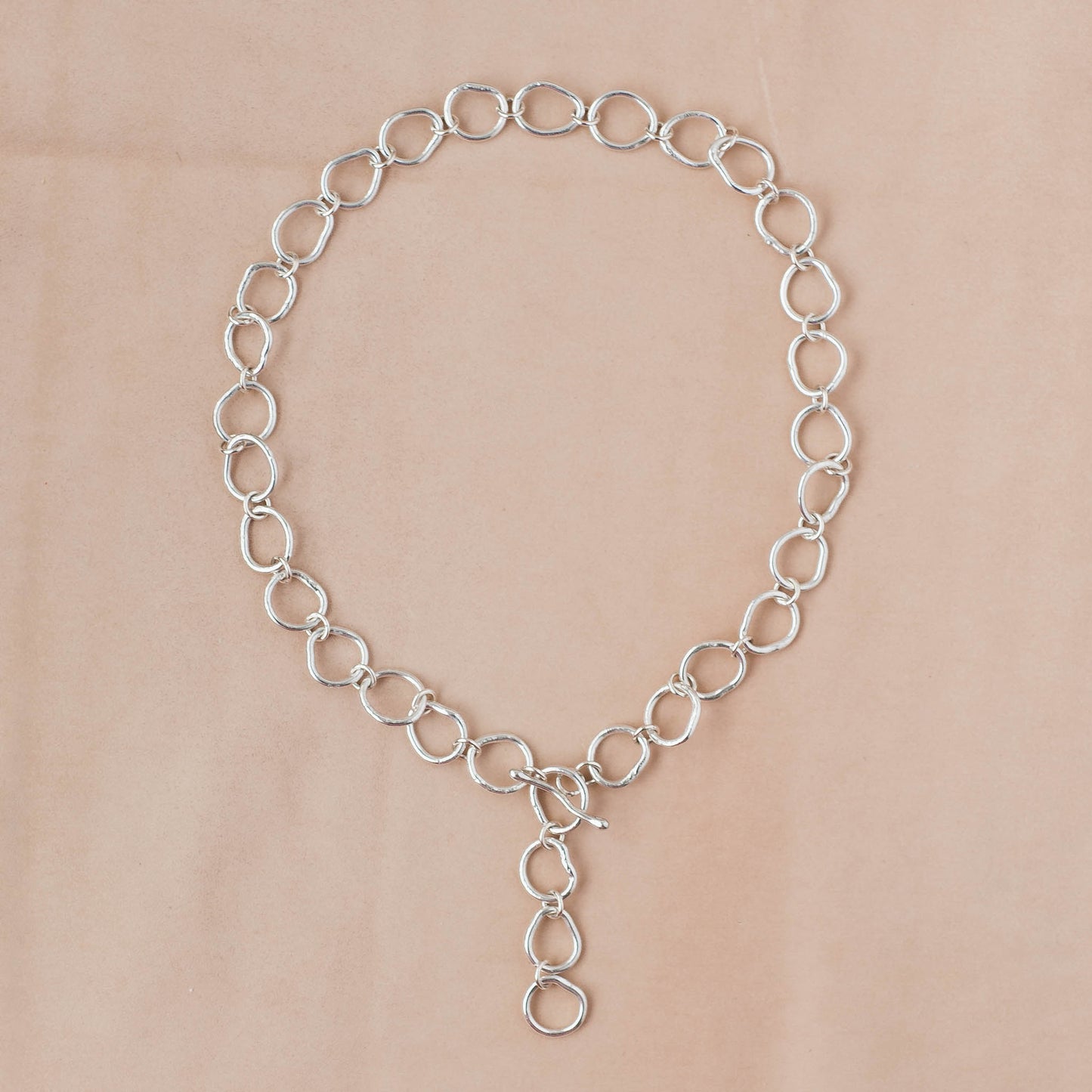 The Kinetic Pulse Statement Necklace – Heavy-Gauge Fused Argentium Silver