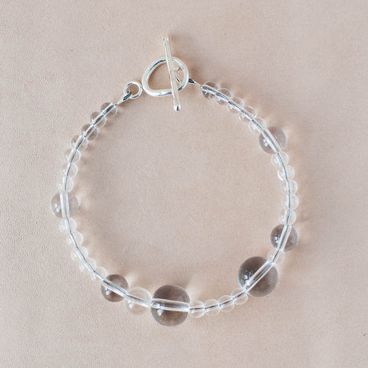 The Harmonious Rhythm Bracelet – Assorted Quartz Beads & Fused Argentium
