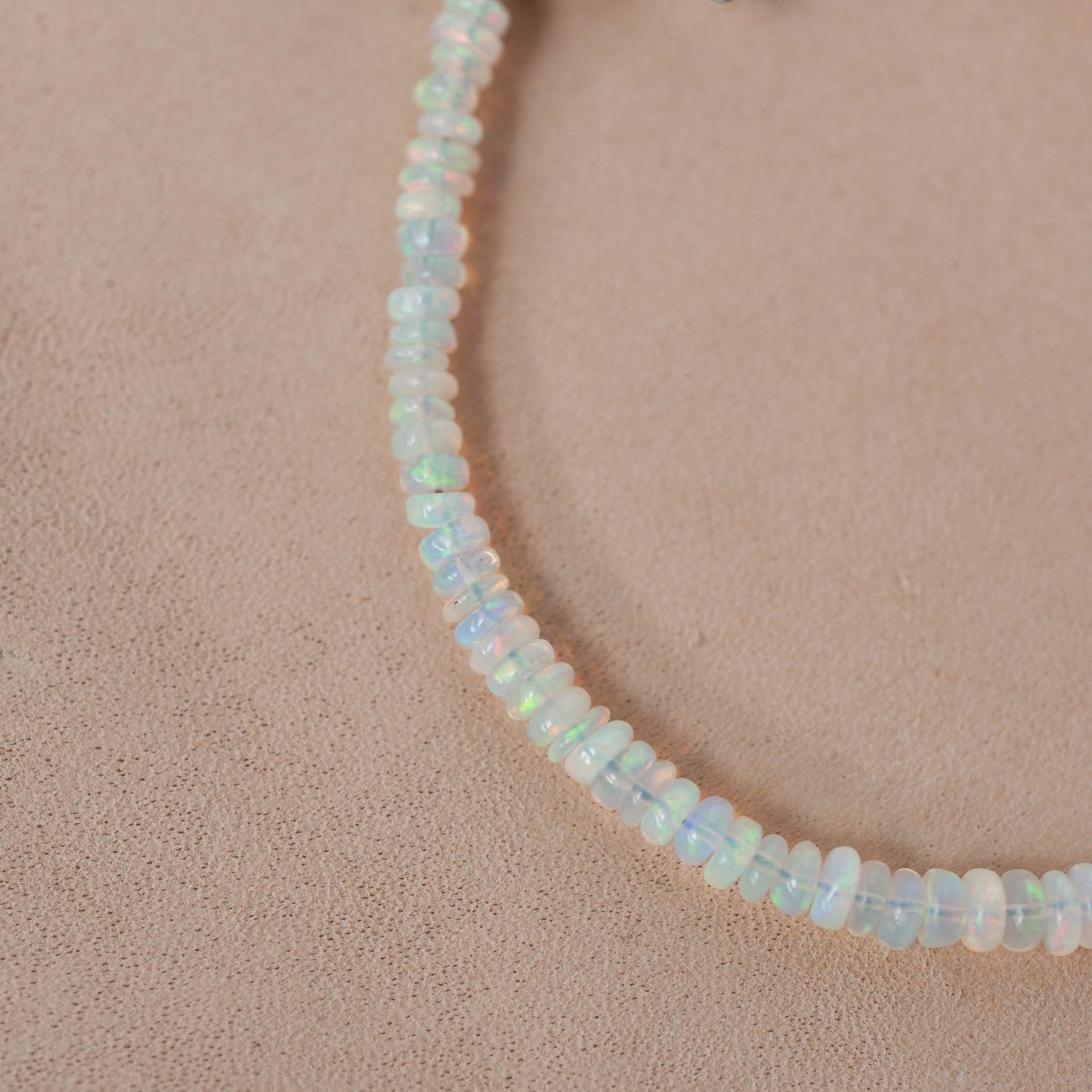 The Luminous Current Bracelet – Graduated Opal & Fused Argentium