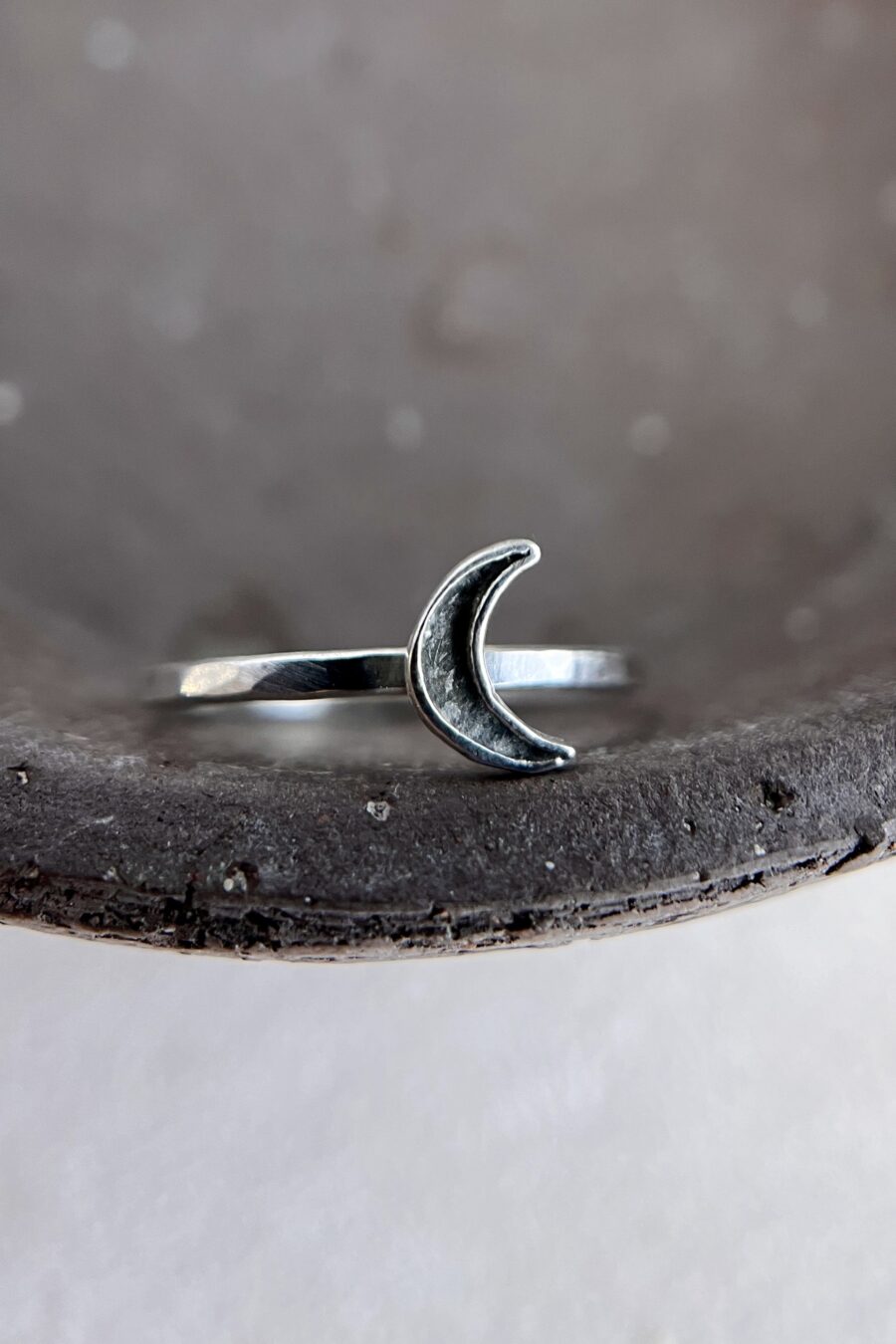 Crescent Moon Ring | Sterling Silver | LoveGem Studio